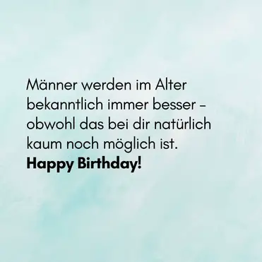 Happy birthday alter mann lustig